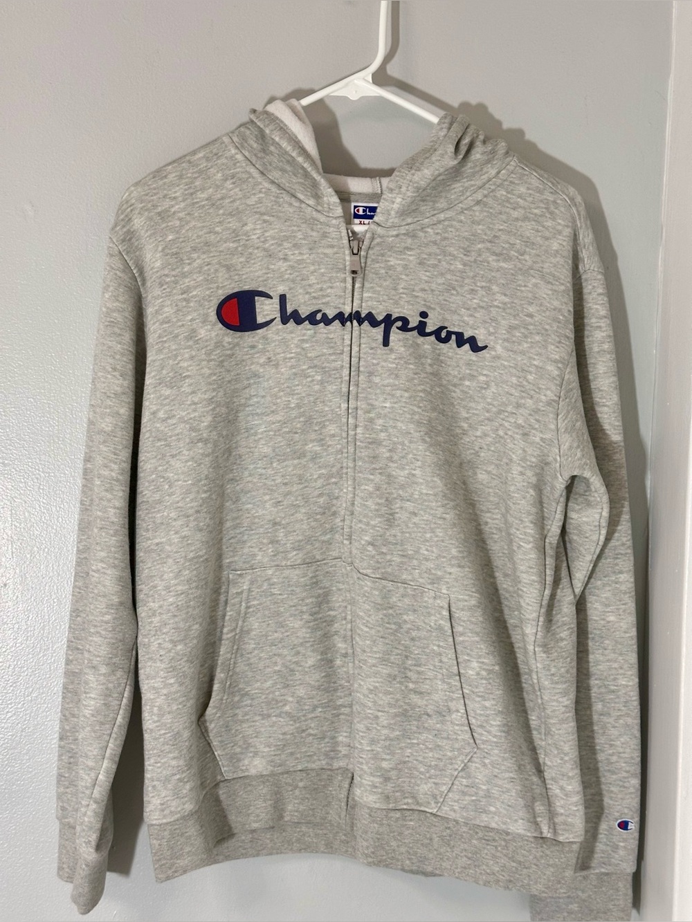 Champion Hoodie Women's XL Grey